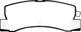 EBC 90-91 Lexus ES250 2.5 Yellowstuff Rear Brake Pads - DP4628R