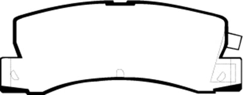 EBC 90-91 Lexus ES250 2.5 Greenstuff Rear Brake Pads - DP2628