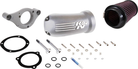 K&N 17-18 Harley-Davidson Touring Models Performance Air Intake System Silver - 57-1139S