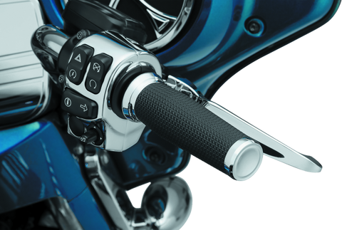 Kuryakyn Thresher Grips Throttle-By-Wire Chrome - 5942