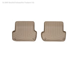 WeatherTech 02-08 Audi A4/S4/RS4 Rear FloorLiner - Tan - 451942
