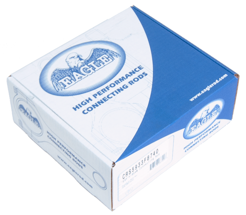 Eagle Ford 4.6 3/8in ARP8740 H-Beam Connecting Rods (Set of 8 ) - CRS5933F8740