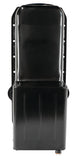 Moroso 80-85 Chevrolet SBC (w/Passenger Side Dipstick) Wet Sump 7qt 9.5in Steel Oil Pan - Black - 20165