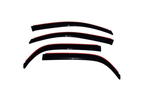AVS 05-09 Chevy Equinox Ventvisor In-Channel Front & Rear Window Deflectors 4pc - Smoke - 194319