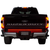 Putco 2024 Ford SuperDuty F-250 60In Direct Fit Red Blade Kit Tailgate Bars w/ LED Taillamps - 9203060-26