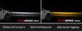 Diode Dynamics 2022+ Ford Maverick Elite Series Add-On LED Fog Light Kit Yellow - DD7769