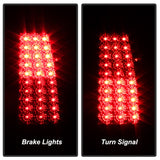 xTune Chevy Silverado 1500/2500/3500 03-06 LED Tail Lights Red Clear ALT-ON-CS03-LED-RC - 5008787