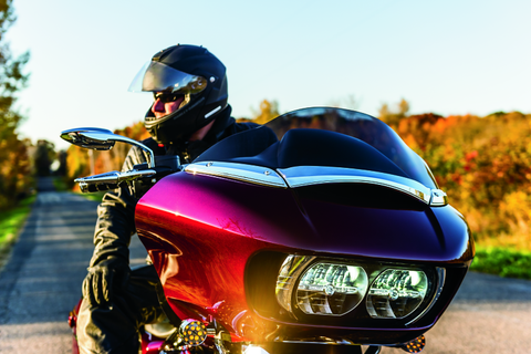 Kuryakyn Windshield Side Trims Chrome - 2632
