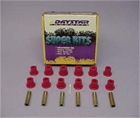 Daystar 1985-1988 Suzuki Samurai 4WD - Front OR Rear Spring and Shackle Bushings - KS02001BK