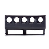 Autometer 87-95 Jeep Wrangler YJ Black Cluster Bezel - Holds Five 2-1/16in Gauges - 15218