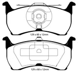 EBC 93-00 Aston Martin Virage 5.3 (PBR Caliper) Redstuff Rear Brake Pads - DP31504C