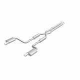 MagnaFlow 11-12 Dodge Charger SRT-8 Hemi Dual Split Rear Exit Stainless Cat-Back Performance Exhaust - 15494