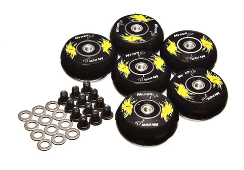 Energy Suspension 2in /50 Mm Wheel (6 Ea) - Black - 9.9170G