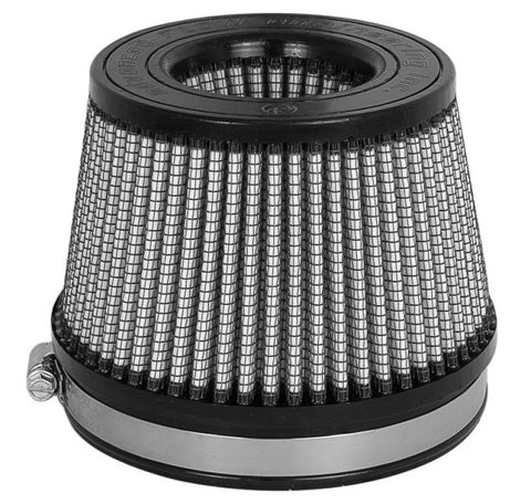aFe MagnumFLOW Dry S Air Filter 5in. F x 5-3/4in. B x 4-1/2in. T (INV) x 3-1/2in. H - 21-91130