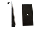Fishbone Offroad Universal 8in Leaf Spring Shim - Black - FB27372