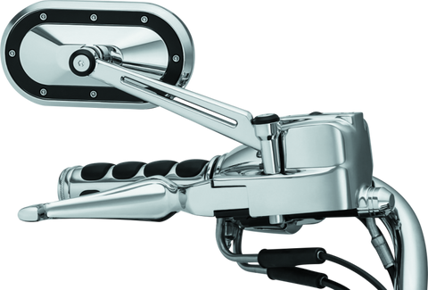 Kuryakyn Heavy Industry Mirrors Chrome/Black - 1765