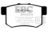 EBC 01-03 Acura CL 3.2 Redstuff Rear Brake Pads - DP3781/2C