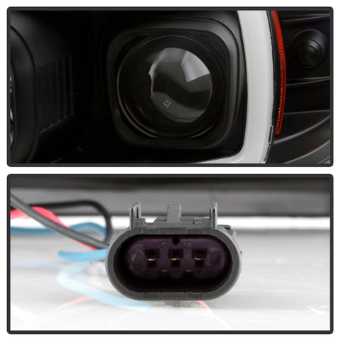 Spyder Ford F-150 04-08 High-Power LED Headlights - Black PRO-YD-FF15004PL-BK - 5088161