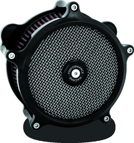 Performance Machine Air Cleaner Slim - Black Ano - 0206-2151-B
