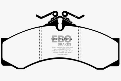 EBC 05-06 Dodge Sprinter 2500 285mm Rotor with Bosch Rear Greenstuff Front Brake Pads - DP61054/2