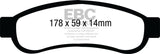 EBC 08-10 Ford F250 (inc Super Duty) 5.4 (2WD) Extra Duty Rear Brake Pads - ED91893