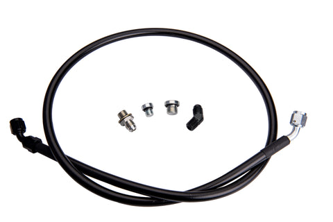 Fleece Performance Duramax Remote Turbo Oil Feed Line Kit for 01-16 Duramax/w 1/4 NPT Oil Inlet - FPE-DTFL-S3S4-0116