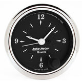 Autometer 52.4mm Clock Quartz Movement w/ Second Hand Gauge - 1785