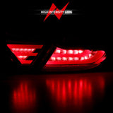 ANZO 2015-2016 Toyota Camry LED Taillights Smoke - 321336