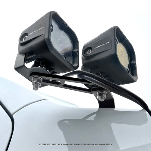 Go Rhino Universal XE Hood Hinge Cube Light Mount - 732400T