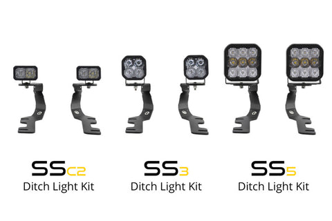 Diode Dynamics Stage Series Ditch Light Kit for 2019-Present Ram C2 - Yellow Pro Combo - DD7598