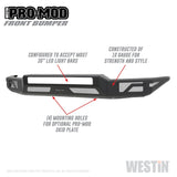 Westin 14-21 Toyota Tundra Pro-Mod Front Bumper - Tex. Blk - 58-41035