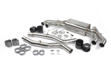 Dinan 20-25 BMW X3 M/X4 M (F97/F98) Free Flow Axleback Exhaust System - Black Tips - D660-0086-BLK