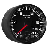 Autometer Spek-Pro 52.4mm 0-2000F Digital Stepper Motor Pyrometer Gauge - P310328