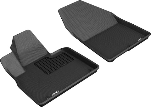 3D MAXpider 2019-2020 Hyundai Santa Fe Kagu 1st Row Floormat - Black - L1HY09311509