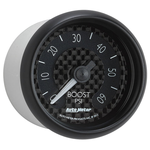 Autometer GT Series 52mm Mechanical 0-60 psi Boost Gauge - 8005