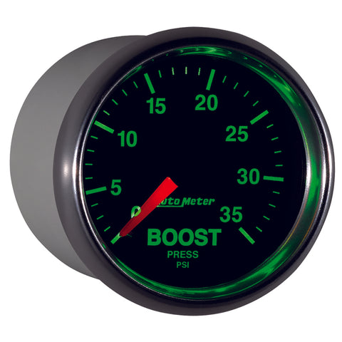 AutoMeter GS 2 1/16 inch 35PSI Mechanical Boost Gauge - 3804