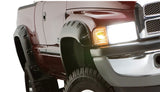 Bushwacker 02-08 Dodge Ram 1500 Fleetside Pocket Style Flares 4pc 75.9/76.3/97.9in Bed - Black - 50907-02
