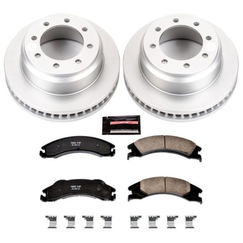 Power Stop 08-14 Ford E-150 Rear Z17 Evolution Geomet Coated Brake Kit - CRK4718