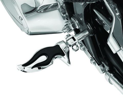 Kuryakyn Flamin Peg With Male Mount Adapter Chrome - 4416