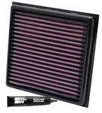 K&N 01-05 Bajaj Pulsar 180 DTSi Replacement Panel Air Filter - BA-1801