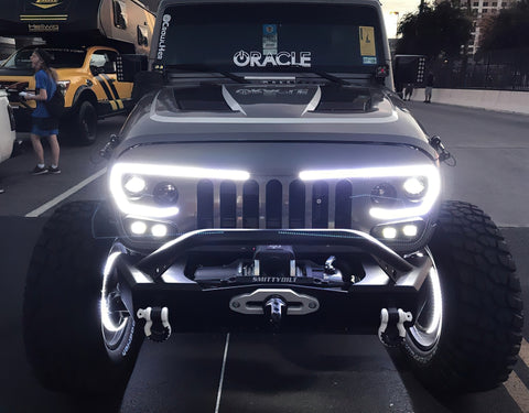 Oracle VECTOR Series Full LED Grille - Jeep Wrangler JK - NA - 5817-PRO