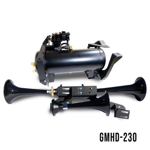 Kleinn 07-19 Chevrolet Silverado 2500 HD/ 3500 HD Onboard Air System w/ Model 230 Horns - GMHD-230