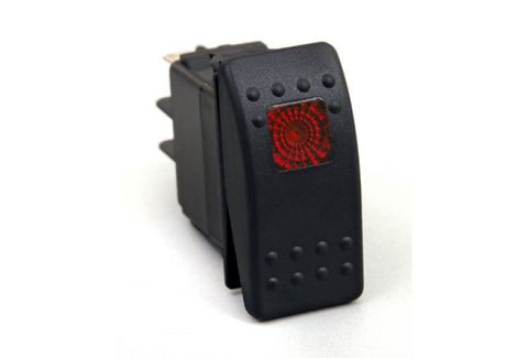 Daystar Rocker Switch Red Light 20 AMP Single Pole - KU80014