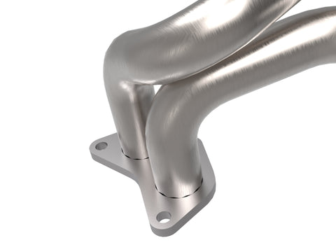 aFe Twisted Steel 304 Stainless Steel Header w/ Cat 13-19 Subaru Outback H4-2.4L - 48-36804-HC