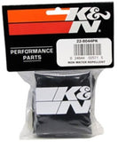 K&N Universal Precharger Round Straight Air Filter Wrap Black 5in ID x 7in Height - 22-8044PK