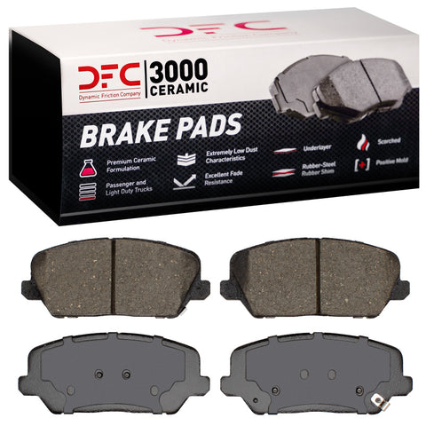 DFC 14-18 Kia Forte5 Front 4000 Hybridynamic Brake Pads - 4000-1735-00