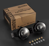 AlphaRex 02-08 Dodge Ram 1500/03-09 Ram 2500/3500 DoubleTap Dual Color LED Proj Fog Lights - Wt/Ambr - 210005