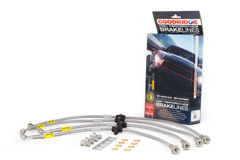 Goodridge 02-06 Acura RSX Type S Stainless Steel Brake Line Kit - 20104