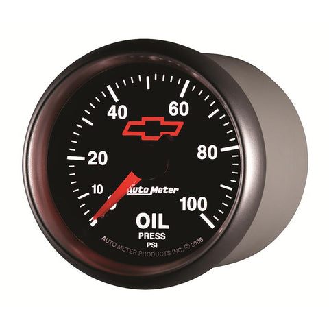 Autometer Sport-Comp II GM 52mm 0-100 PSI Mechanical Oil Pressure Gauge - 3621-00406