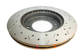 DBA 8/83-89 Toyota Land Cruiser Front Slotted & Cross Drilled 4000 XS Series Rotor - 4151XS